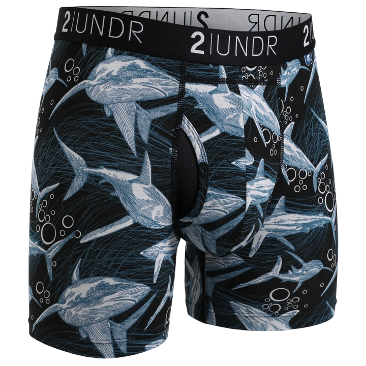 2UNDR Day Shift 6 Boxer Brief - Great White
