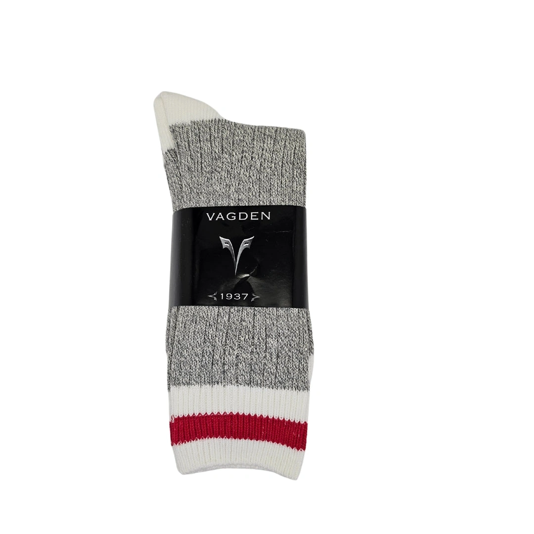 Vagden Crew Socks: Cozy Cotton Comfort - 2 Pairs, Perfect Fit!